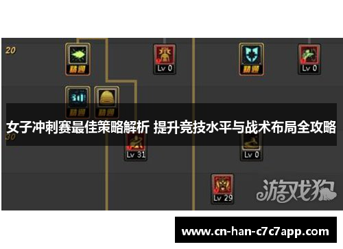 女子冲刺赛最佳策略解析 提升竞技水平与战术布局全攻略